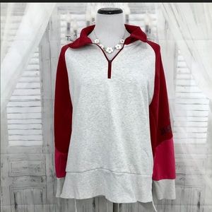 Nike High Low Dri-Fit Half Zip Sweatshirt NWOT